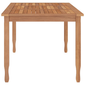 Τραπεζαρία Κήπου 200 x 90 x 75 εκ. από Μασίφ Ξύλο Teak