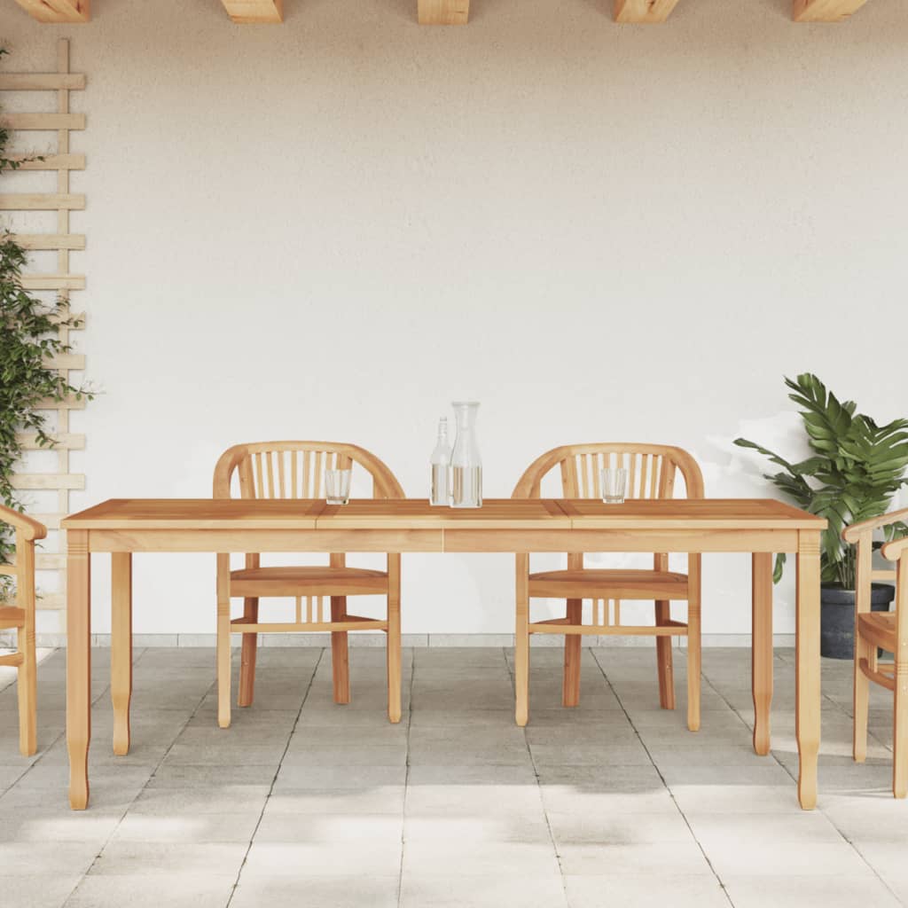 Τραπεζαρία Κήπου 200 x 90 x 75 εκ. από Μασίφ Ξύλο Teak