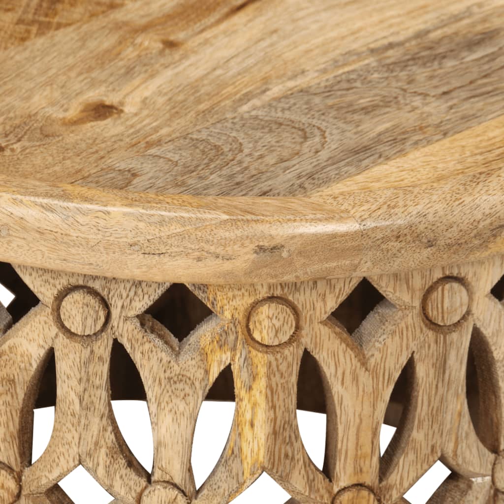 Τραπεζάκια Σαλονιού Σετ 2 Τεμαχίων από Μασίφ Ξύλο Μάνγκο