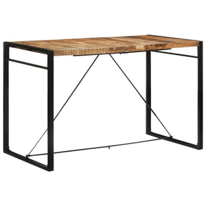 Τραπέζι Μπαρ 175x90x110 εκ. από Ακατέργαστο Μασίφ Ξύλο Μάνγκο
