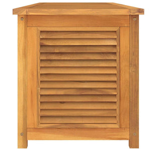 Μπαούλο Αποθήκευσης Κήπου με Τσάντα 175x50x55εκ Μασίφ Ξύλο Teak