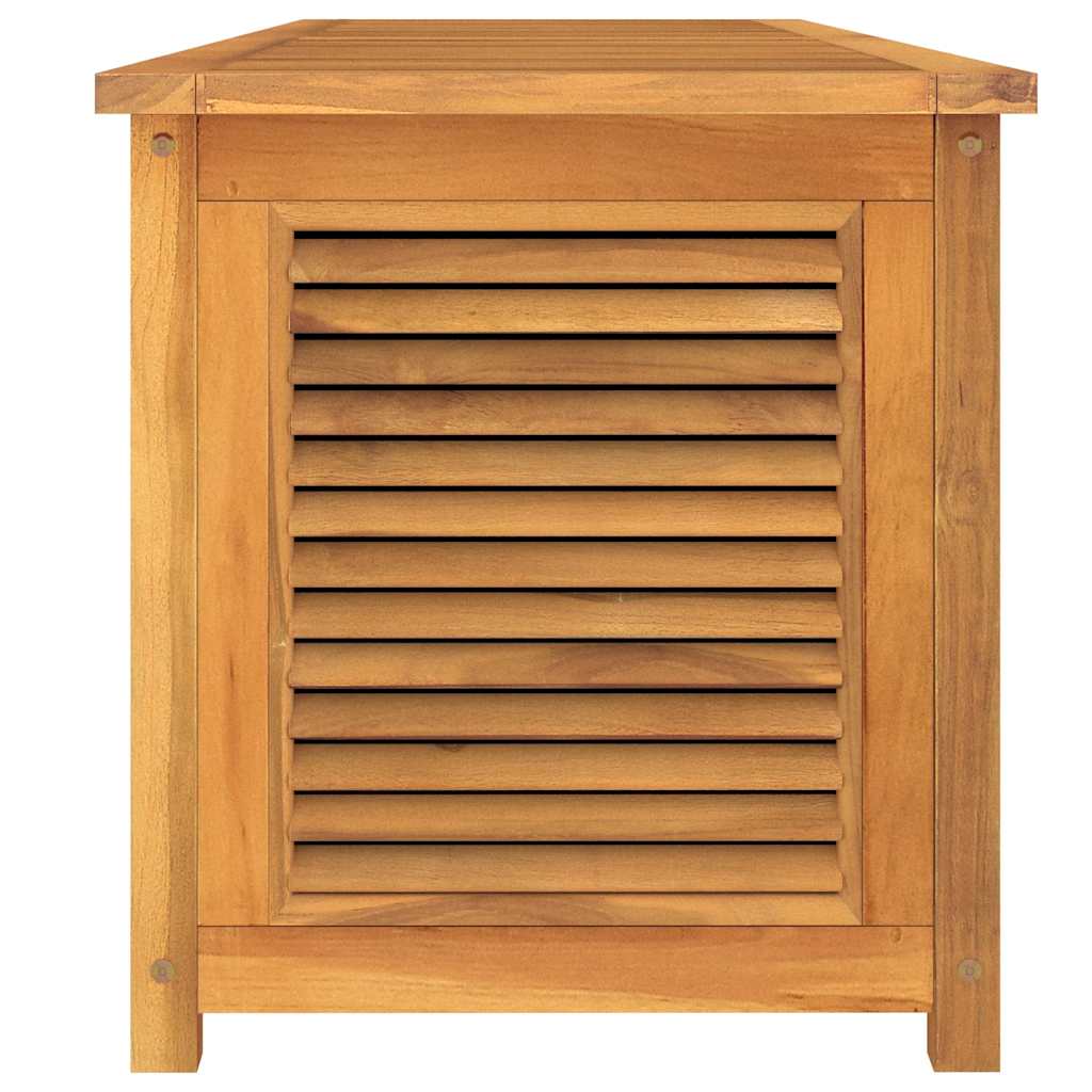 Μπαούλο Αποθήκευσης Κήπου με Τσάντα 200x50x55εκ Μασίφ Ξύλο Teak