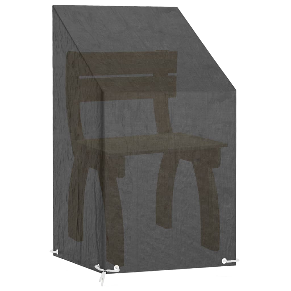 Κάλυμμα Καρέκλας με 8 Κρίκους 65x65x80/120 εκ. Πολυαιθυλένιο