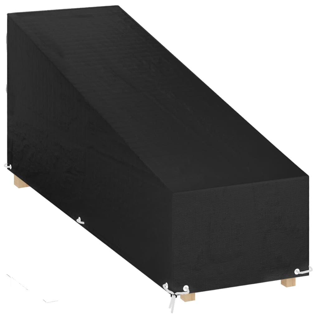 Κάλυμμα Ξαπλώστρας με 12 Κρίκους 205x75x40/70 εκ. Πολυαιθυλένιο