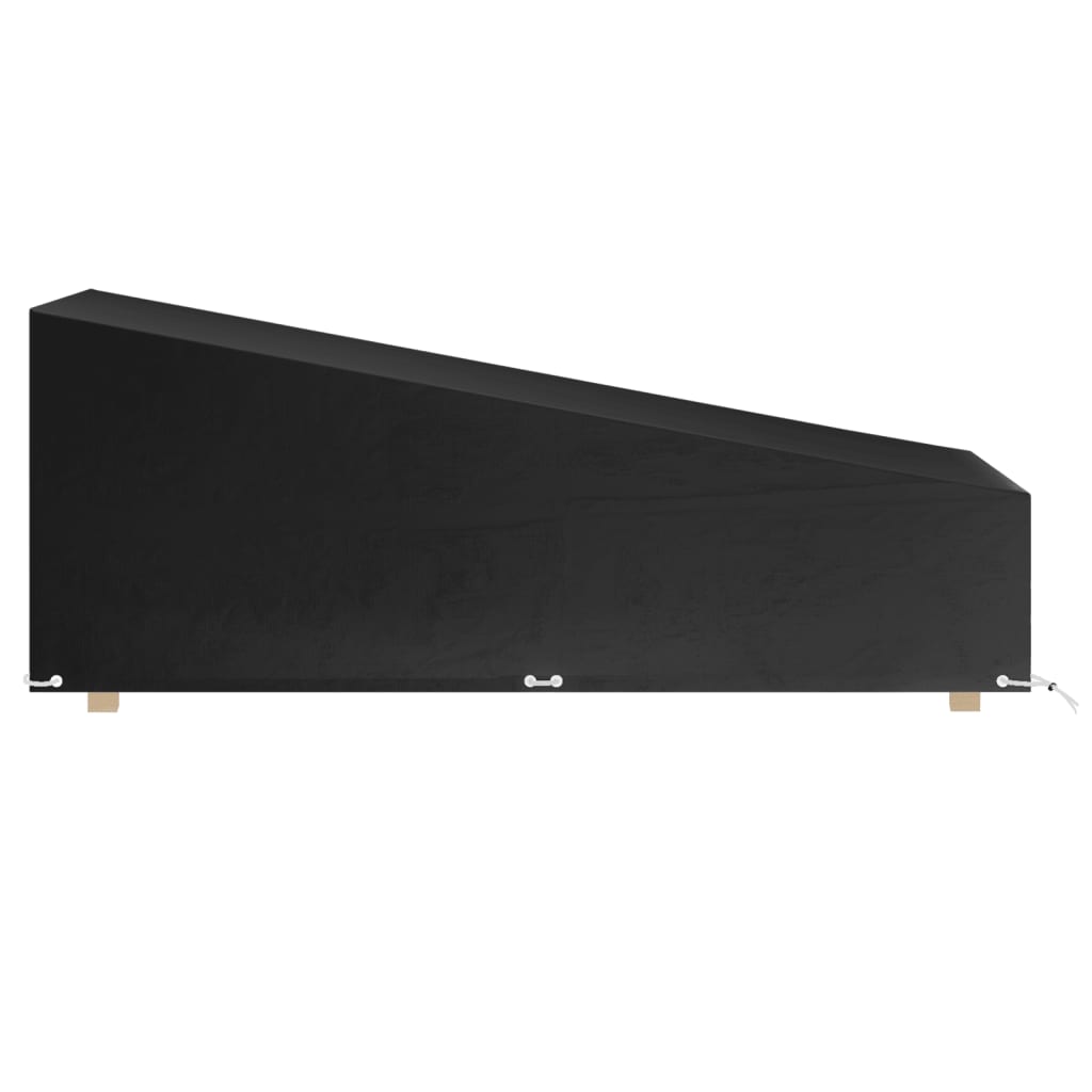 Κάλυμμα Ξαπλώστρας με 12 Κρίκους 205x75x40/70 εκ. Πολυαιθυλένιο