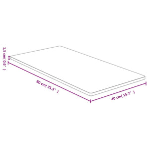 Επιφάνεια Τραπεζιού 40 x 80 x 1,5 από Μπαμπού