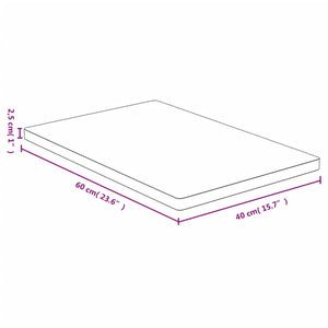 Επιφάνεια Τραπεζιού 40x60x2,5 από Μπαμπού