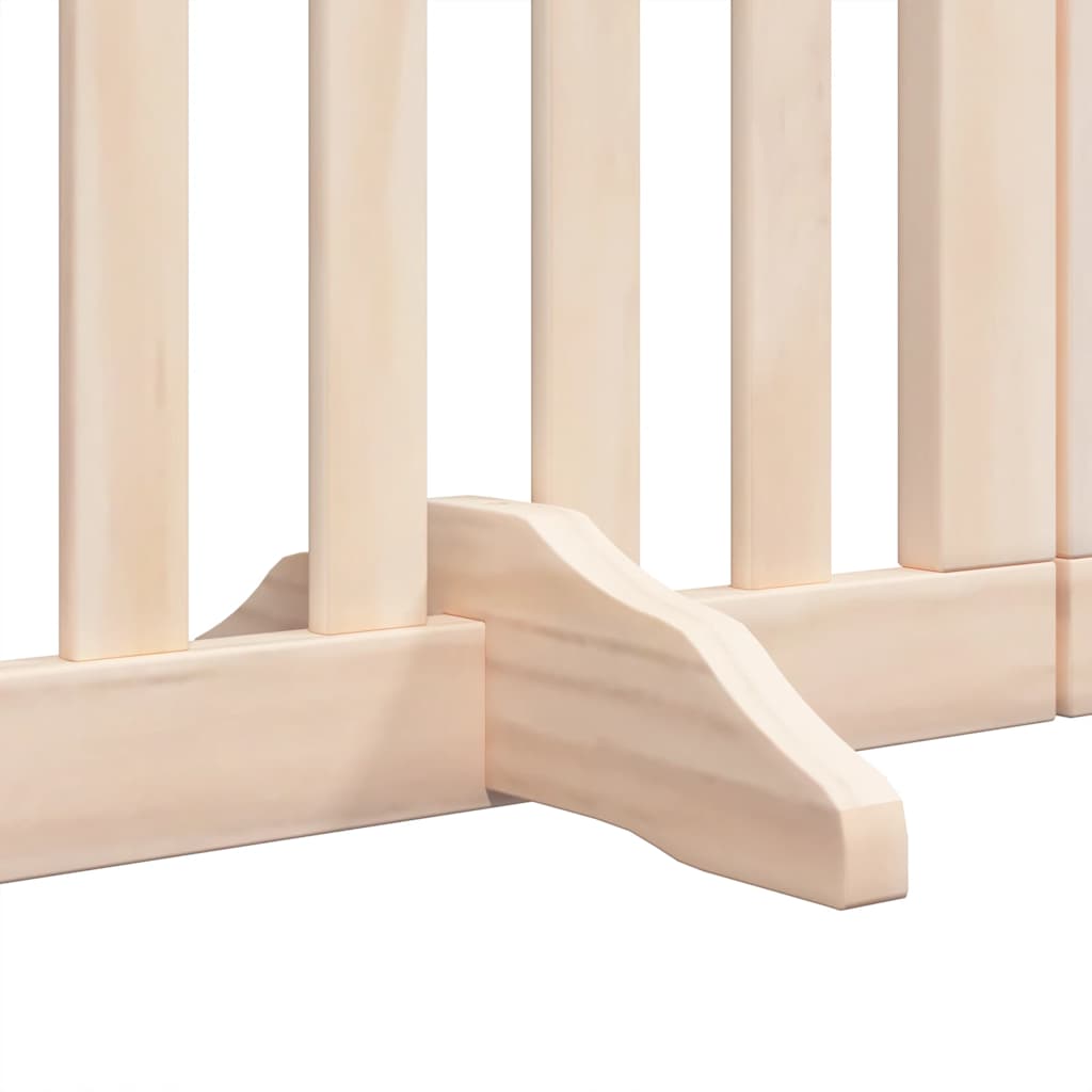 Διαχωριστικό Σκύλων/Πόρτα Πτυσσόμενο 12 Πάνελ 600εκ Ξύλο Λεύκας - Pakobazaar