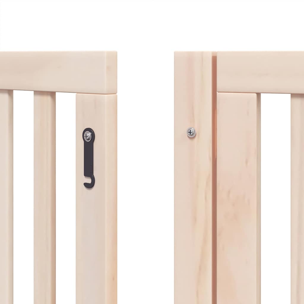 Διαχωριστικό Σκύλων/Πόρτα Πτυσσόμενο 9 Πάνελ 450 εκ Ξύλο Λεύκας