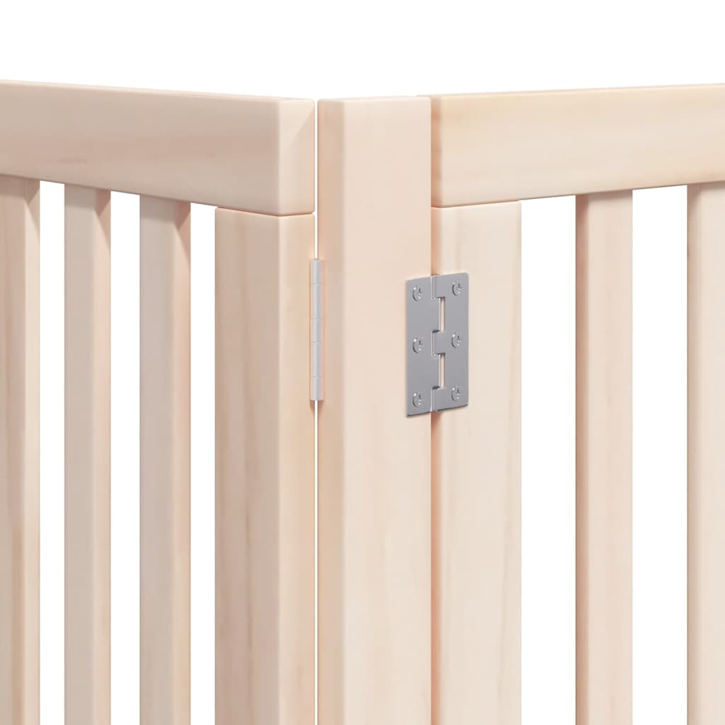 Διαχωριστικό Σκύλων/Πόρτα Πτυσσόμενο 9 Πάνελ 450 εκ Ξύλο Λεύκας