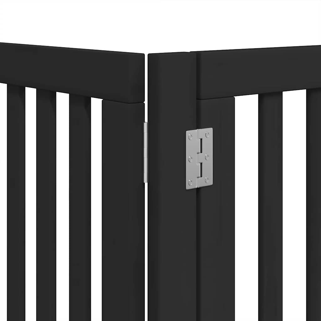 Διαχωριστικό Σκύλων/Πόρτα Πτυσσόμενο 9 Πάνελ 450εκ. Ξύλο Λεύκας