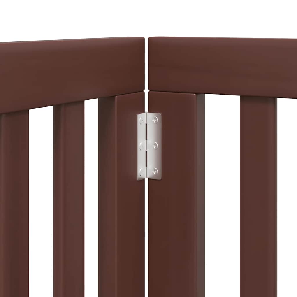 Διαχωριστικό Σκύλων/Πόρτα Πτυσσόμενο 9 Πάνελ 450εκ. Ξύλο Λεύκας