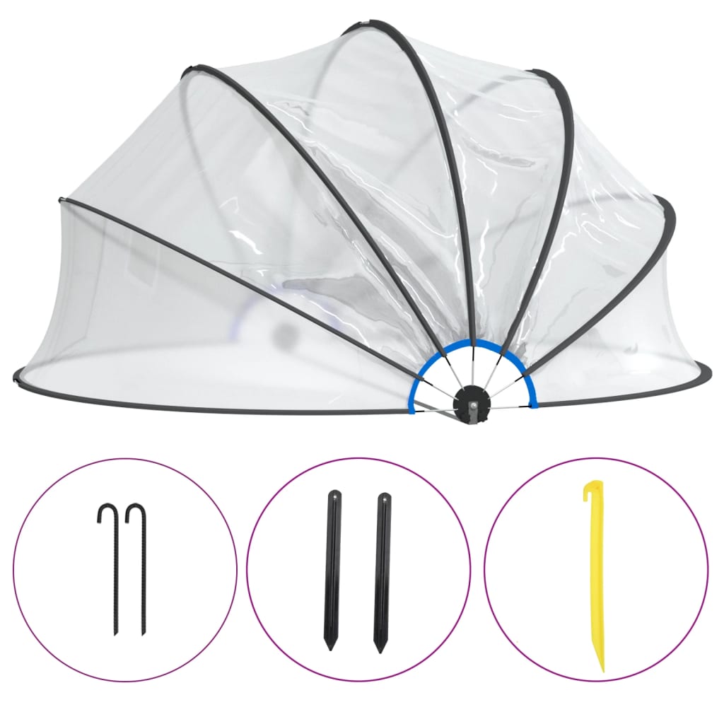 Προστατευτικό Κάλυμμα Πισίνας Στρογγυλό 467 x 234 εκ. από PVC - Pakobazaar