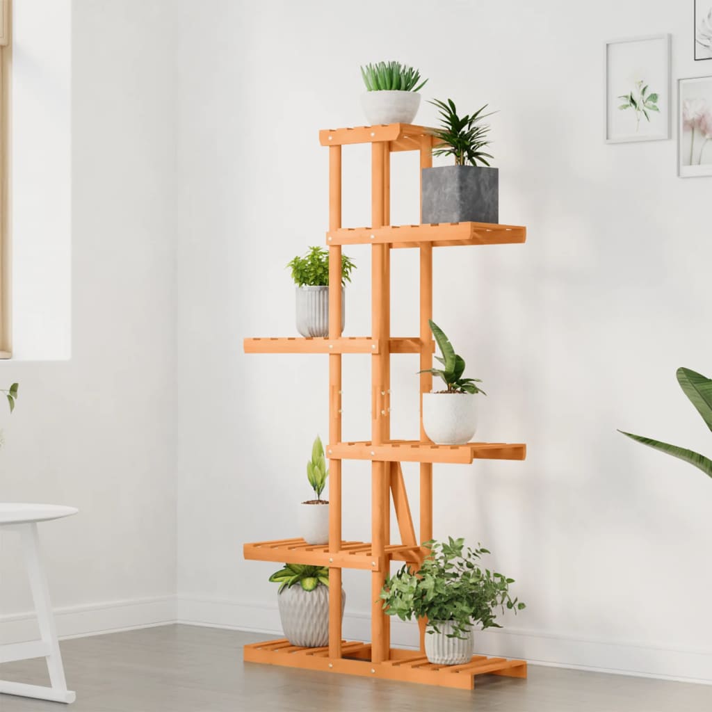 Βάση Λουλουδιών 75x25x140,5 εκ. από Μασίφ Ξύλο Ελάτης