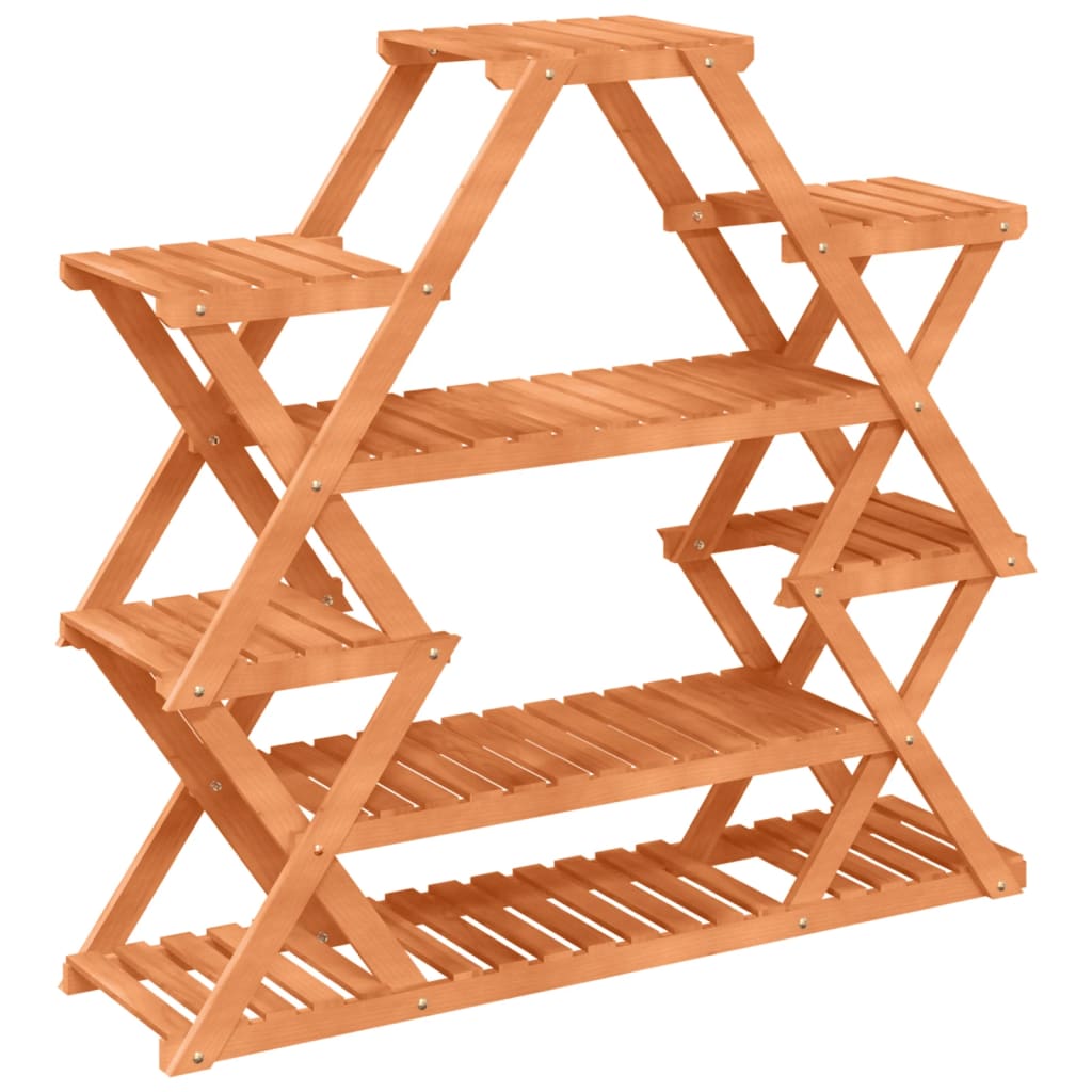 Βάση Λουλουδιών 110x25x105 εκ. από Μασίφ Ξύλο Ελάτης