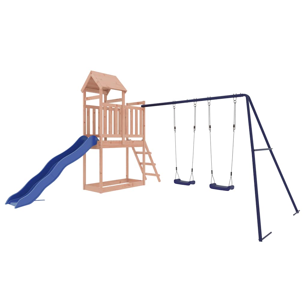 Παιδική Χαρά Εξωτερικού Χώρου από Μασίφ Ξύλο Ψευδοτσούγκας - Pakobazaar