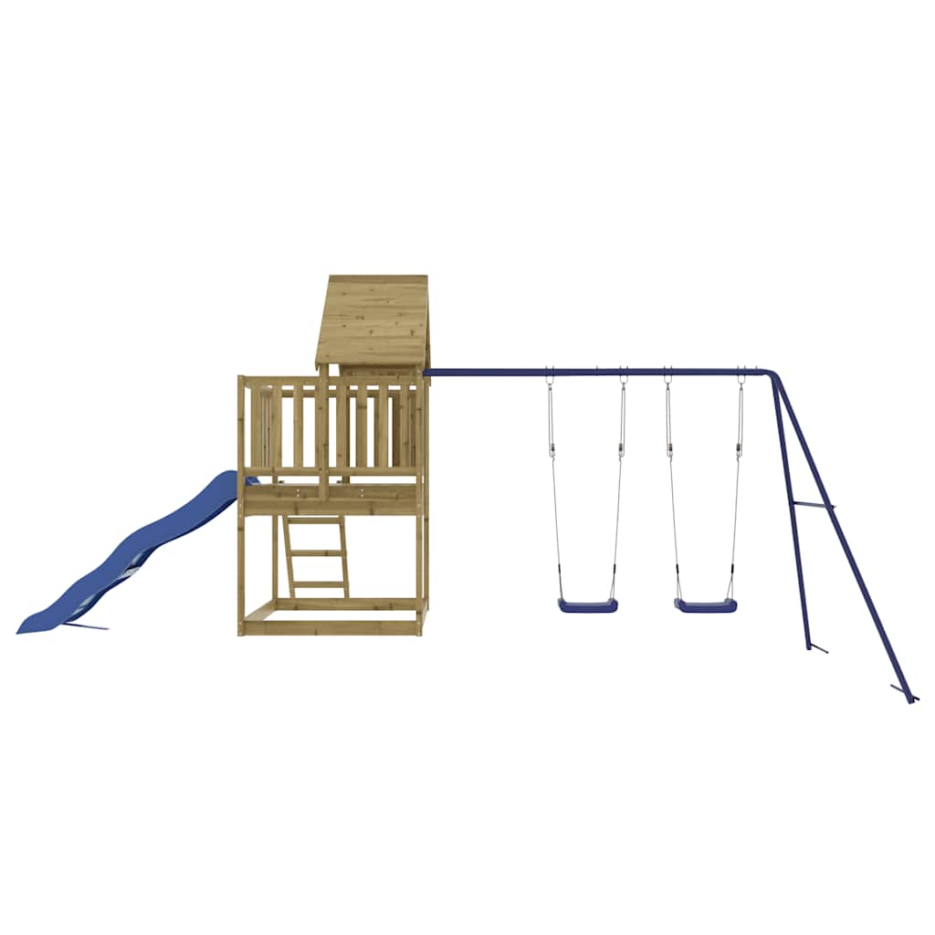 Παιδική Χαρά Εξωτερικού Χώρου από Εμποτισμένο Ξύλο Πεύκου