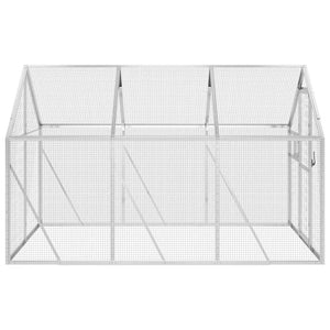 Κλουβί Ασημένιο 1,79 x 3 x 1,85 μ. από Αλουμίνιο