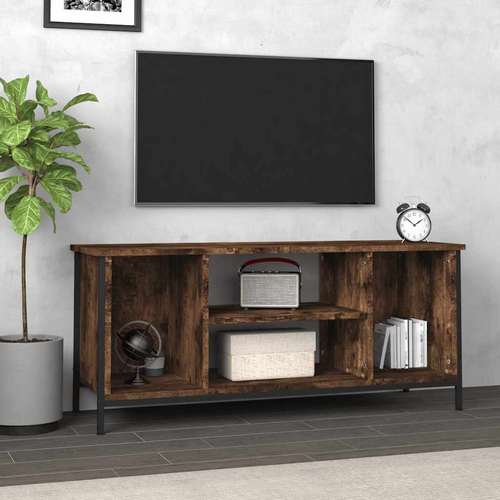 Έπιπλο Τηλεόρασης Καπνιστή Δρυς 102x35x45 εκ. Επεξ. Ξύλο - Pakobazaar