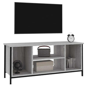 Έπιπλο Τηλεόρασης Γκρι Sonoma 102x35x45 εκ. από Επεξεργ. Ξύλο