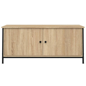 Έπιπλο Τηλεόρασης με Πόρτες Sonoma Δρυς 102x35x45 εκ. Επεξ.Ξύλο - Pakobazaar