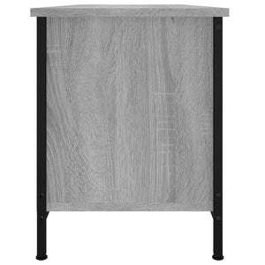 Έπιπλο Τηλεόρασης με Πόρτες Γκρι Sonoma 102x35x45 εκ Επεξ. Ξύλο