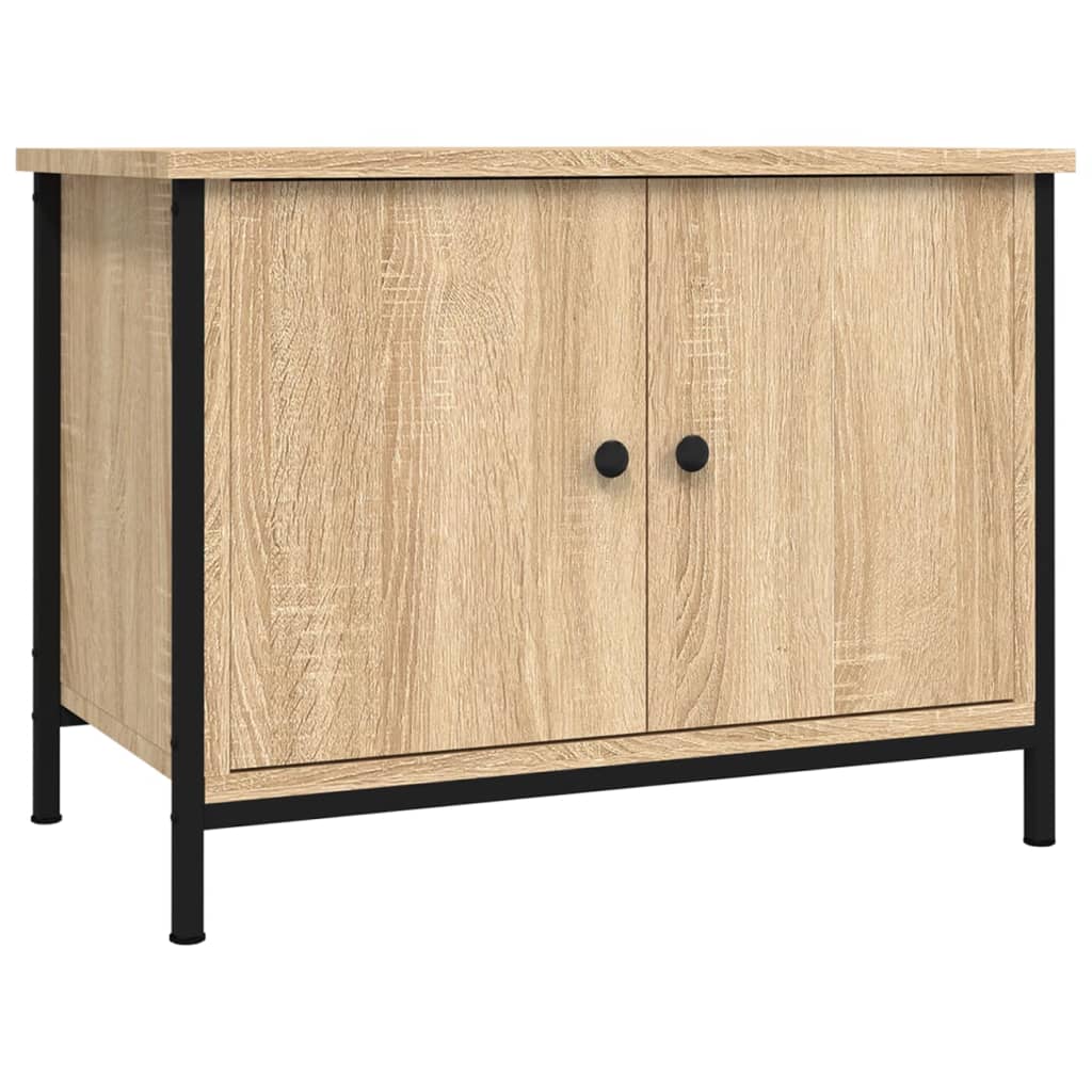 Έπιπλο Τηλεόρασης με Πόρτες από Sonoma Δρυς 60x35x45 εκ. από Τεχνητό Ξύλο - Pakobazaar