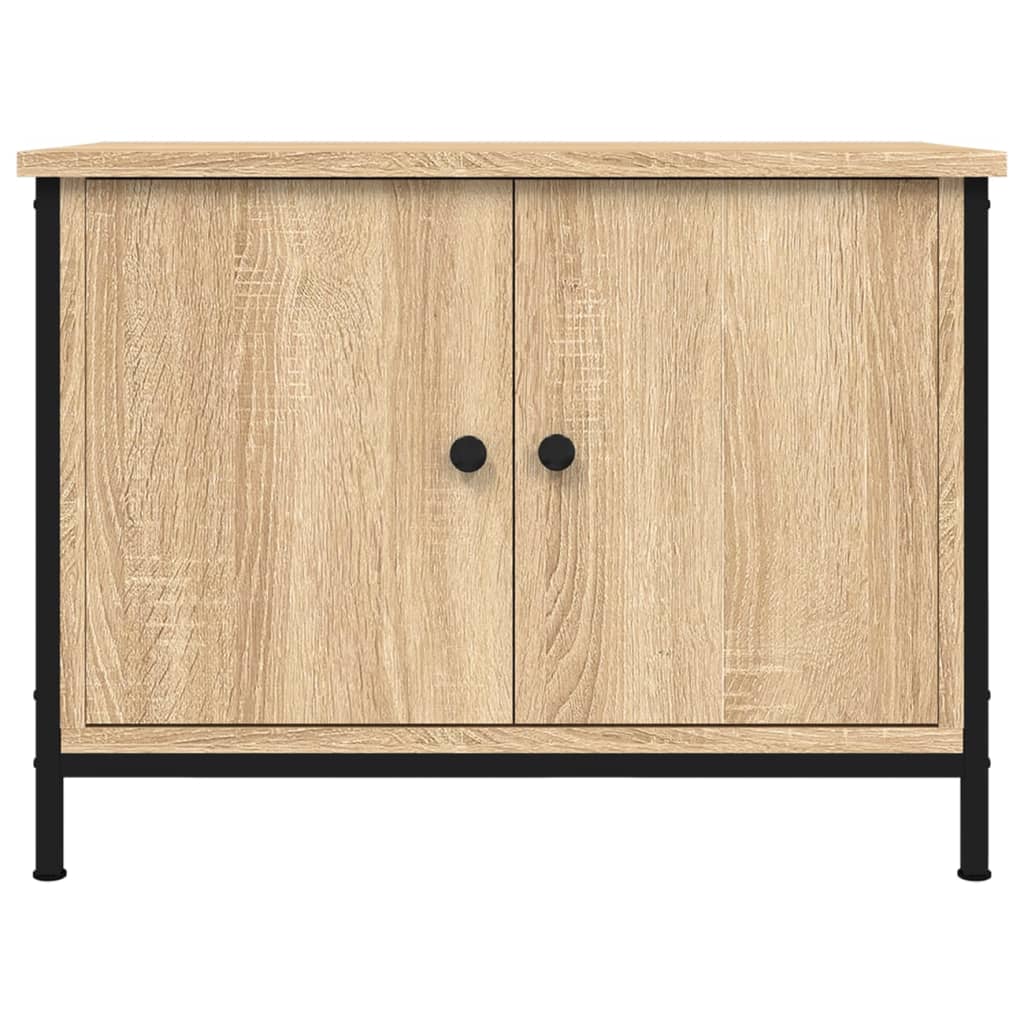 Έπιπλο Τηλεόρασης με Πόρτες από Sonoma Δρυς 60x35x45 εκ. από Τεχνητό Ξύλο - Pakobazaar