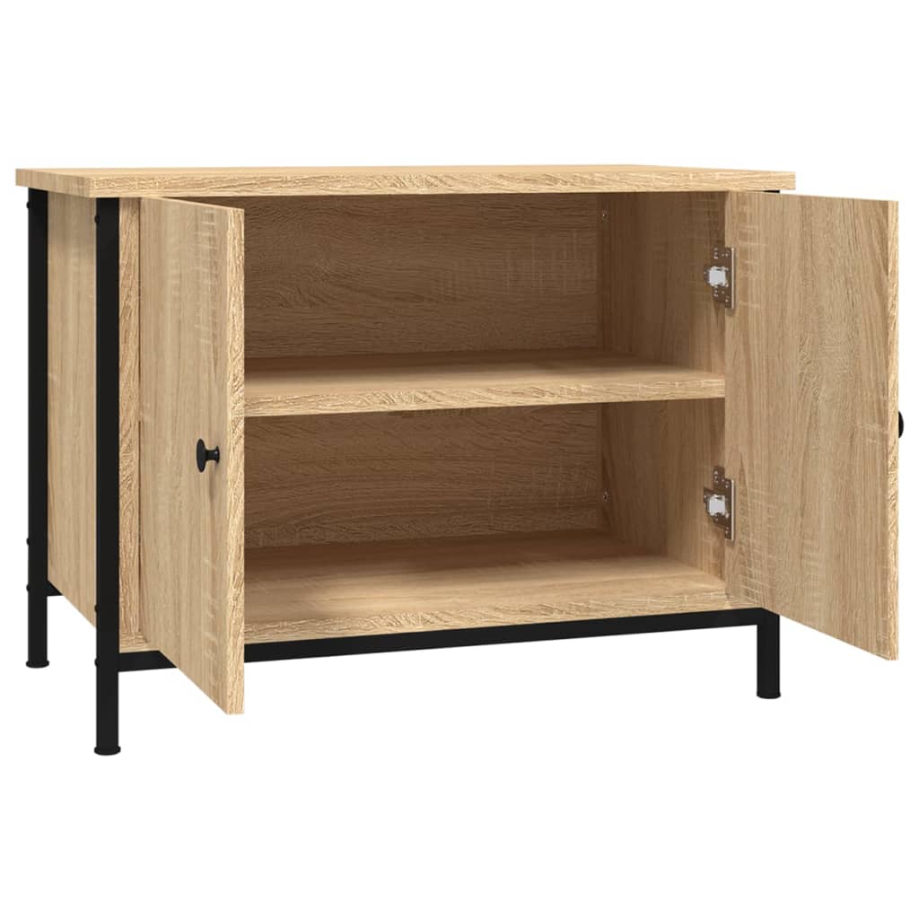 Έπιπλο Τηλεόρασης με Πόρτες από Sonoma Δρυς 60x35x45 εκ. από Τεχνητό Ξύλο - Pakobazaar