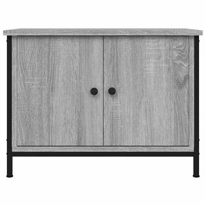 Έπιπλο Τηλεόρασης με Πόρτες Γκρι Sonoma 60x35x45 εκ Επεξ. Ξύλο