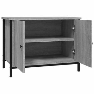 Έπιπλο Τηλεόρασης με Πόρτες Γκρι Sonoma 60x35x45 εκ Επεξ. Ξύλο