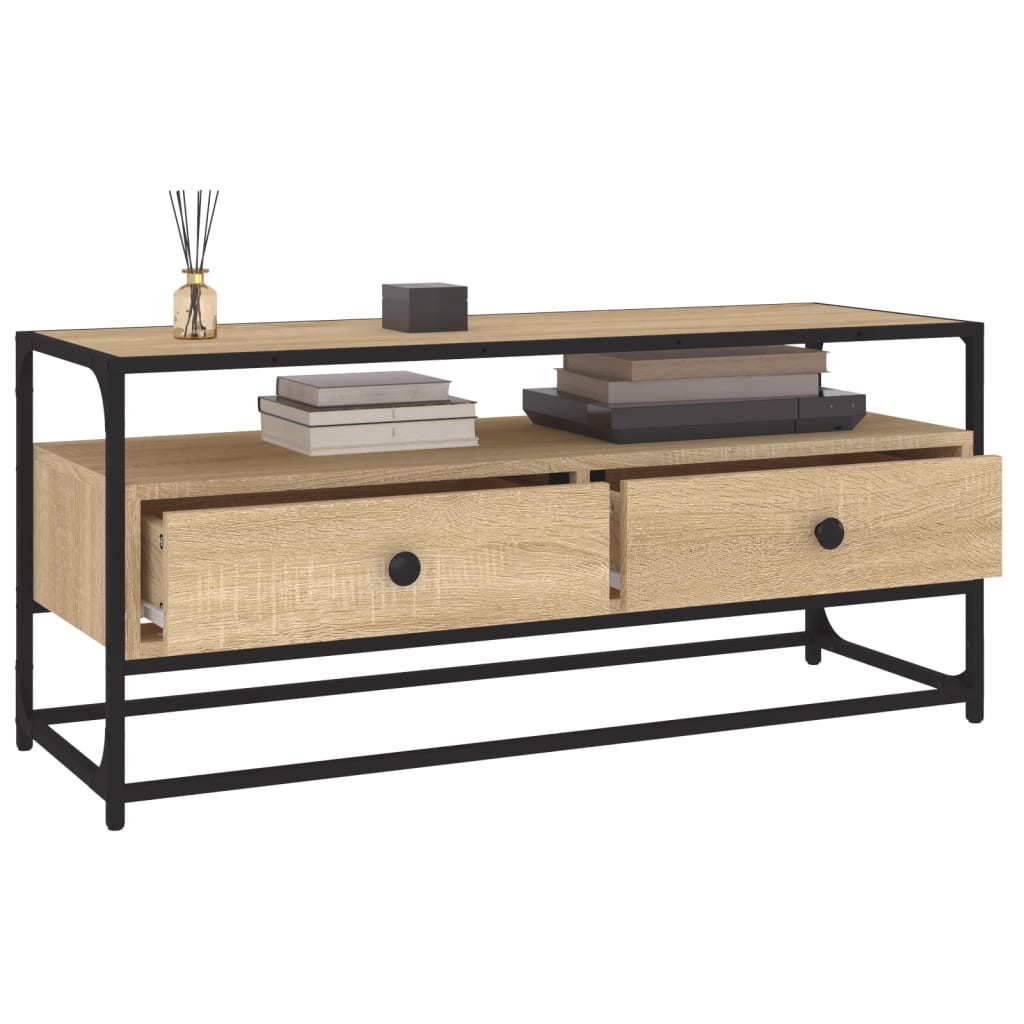 Έπιπλο Τηλεόρασης Sonoma Δρυς 100x35x45 εκ. Επεξ. Ξύλο