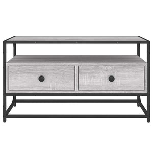 Έπιπλο Τηλεόρασης Γκρι Sonoma 80x35x45 εκ. από Επεξεργ. Ξύλο
