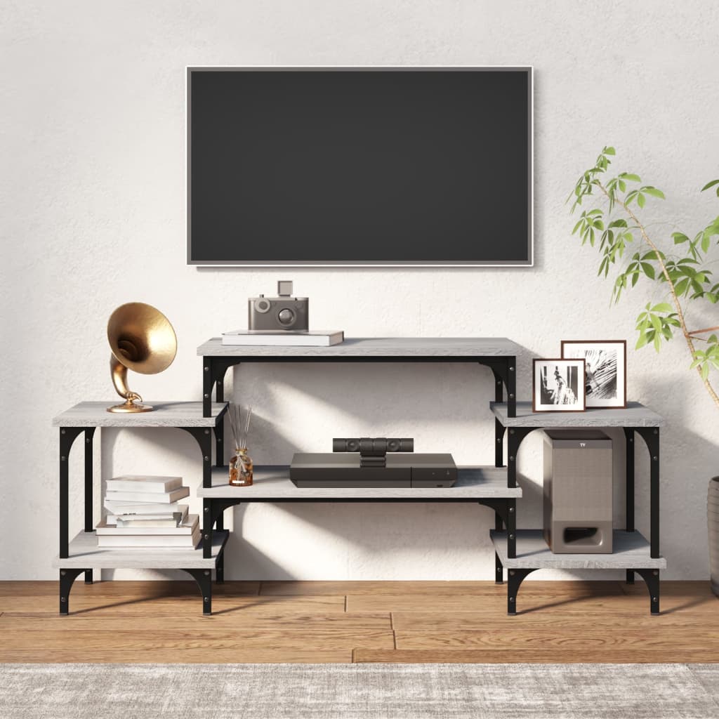 Έπιπλο Τηλεόρασης Γκρι Sonoma 117x35x52 εκ. Επεξεργασμένο Ξύλο
