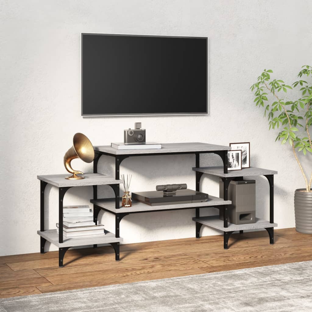 Έπιπλο Τηλεόρασης Γκρι Sonoma 117x35x52 εκ. Επεξεργασμένο Ξύλο