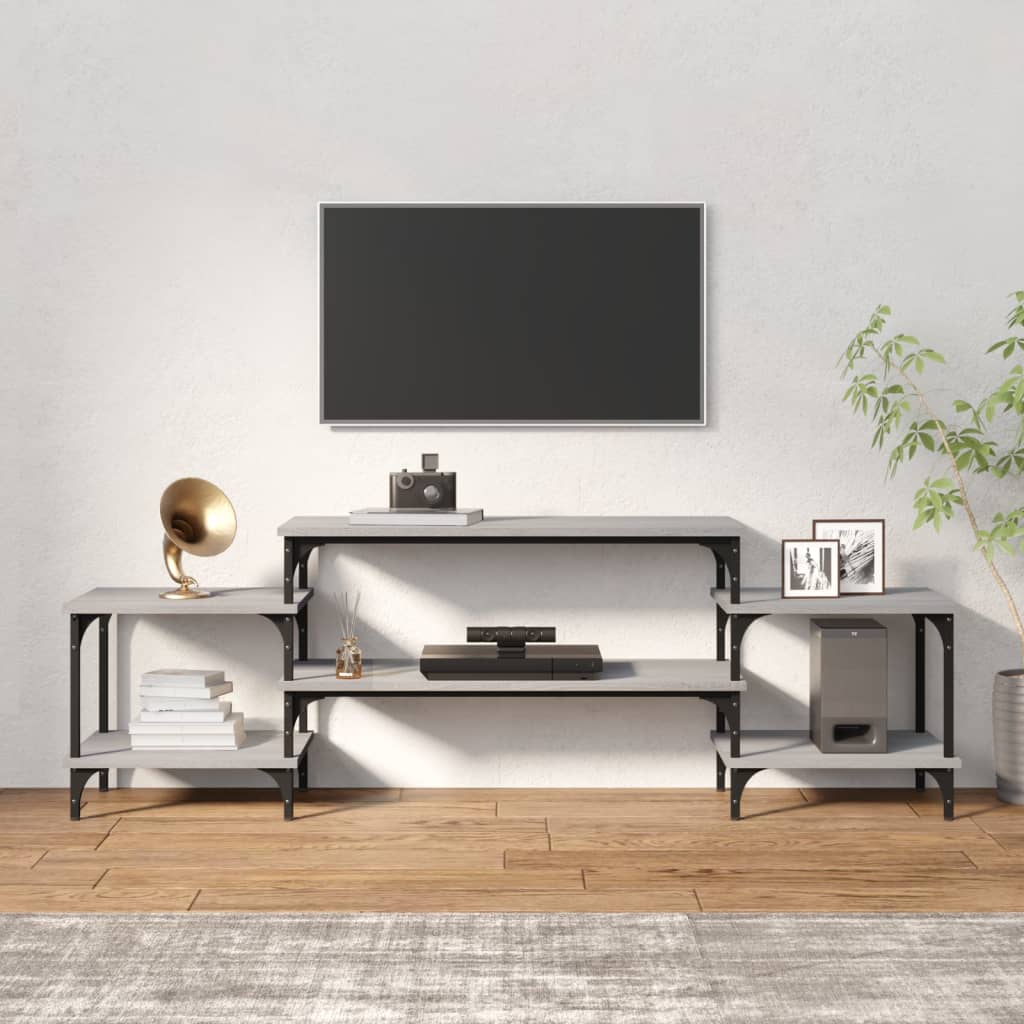 Έπιπλο Τηλεόρασης Γκρι Sonoma 157x35x52 εκ. Επεξεργασμένο Ξύλο