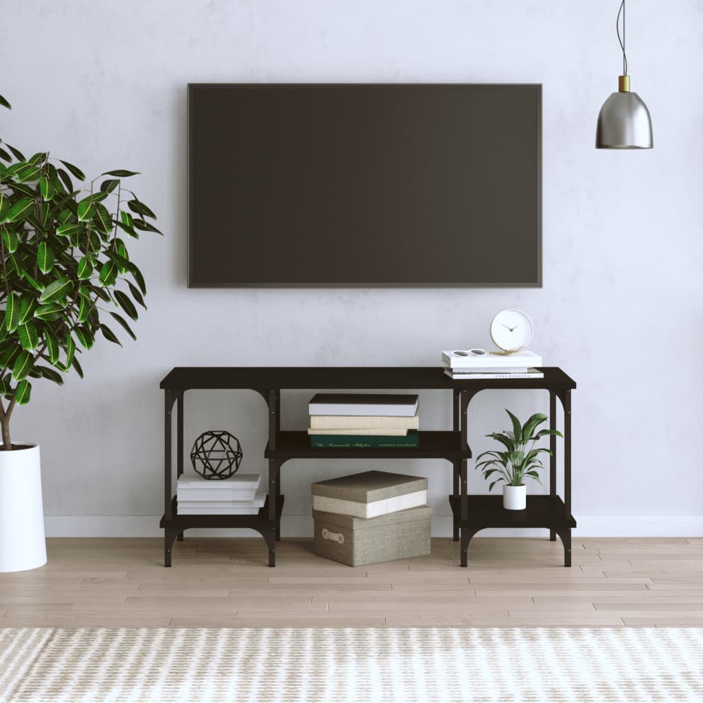Έπιπλο Τηλεόρασης Μαύρο 102 x 35 x 45,5 εκ. Επεξεργασμένο Ξύλο