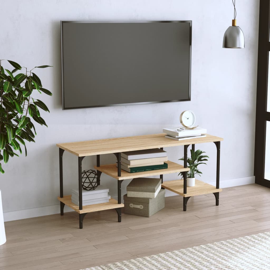 Έπιπλο Τηλεόρασης Sonoma Δρυς 102x35x45,5 εκ. Επεξ. Ξύλο - Pakobazaar