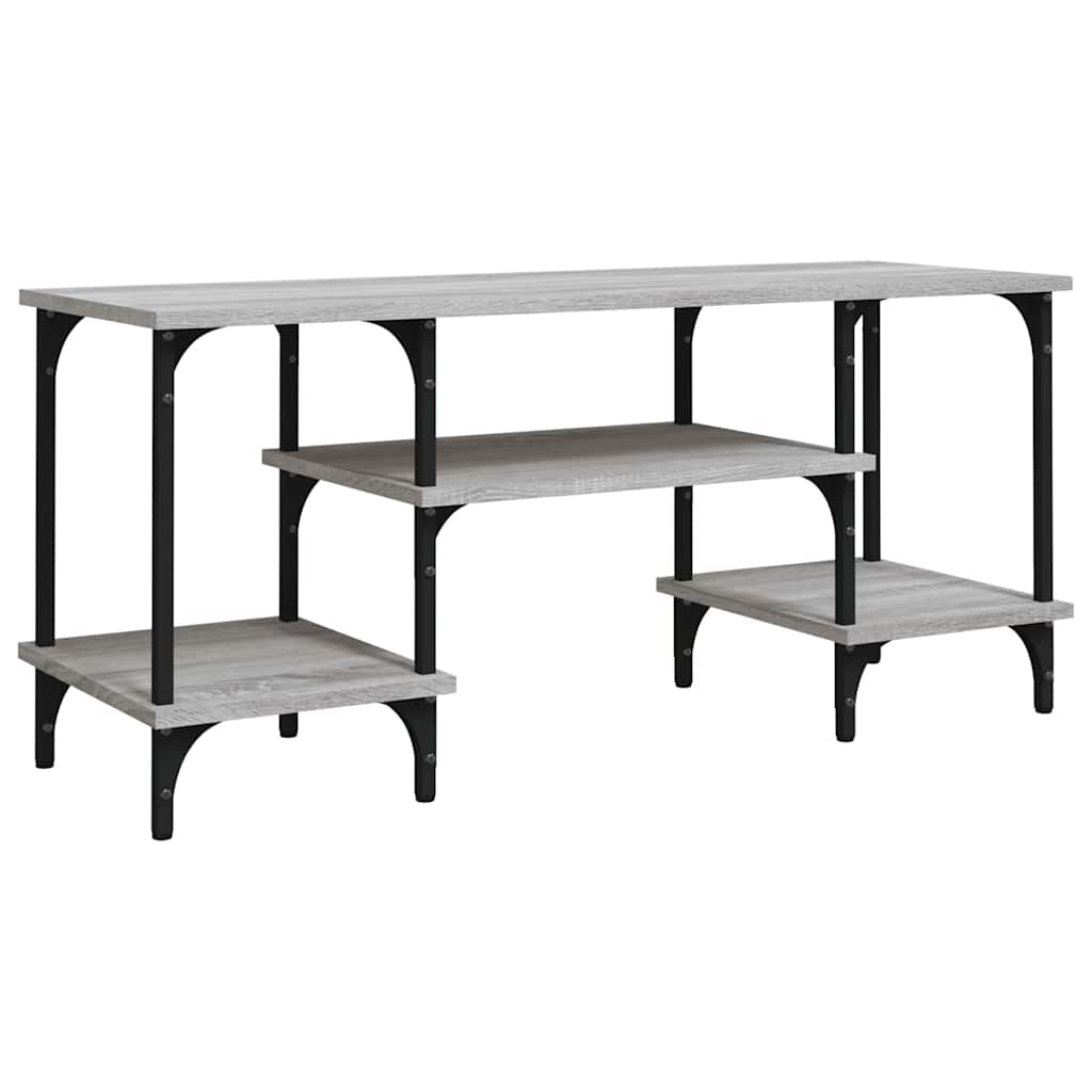 Έπιπλο Τηλεόρασης Γκρι Sonoma 102x35x45,5 εκ. από Επεξεργ. Ξύλο