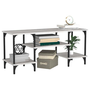 Έπιπλο Τηλεόρασης Γκρι Sonoma 102x35x45,5 εκ. από Επεξεργ. Ξύλο