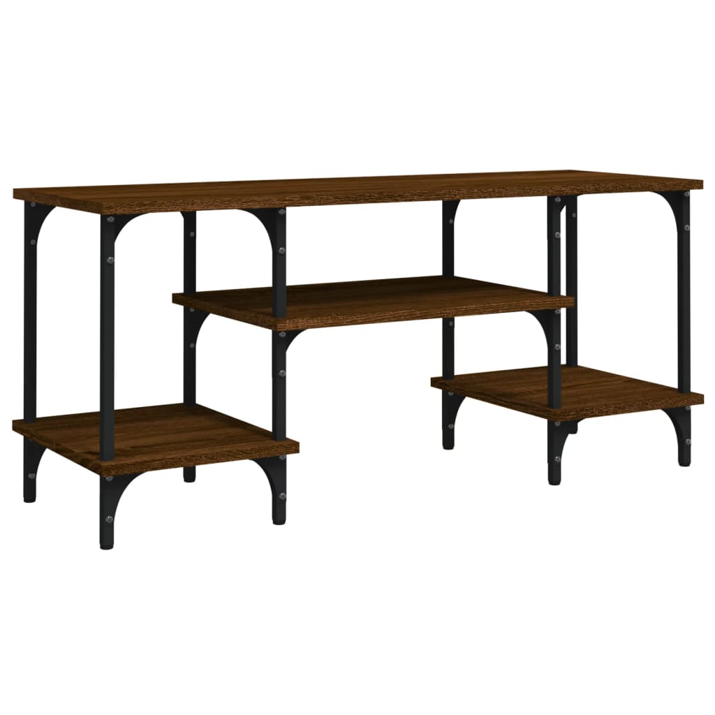 Έπιπλο Τηλεόρασης Καφέ Δρυς 102x35x45,5 εκ. Επεξεργασμένο Ξύλο