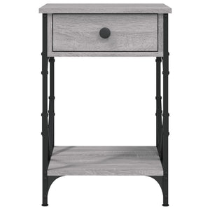 Κομοδίνο Γκρι Sonoma 40 x 42 x 60 εκ. από Επεξεργασμένο Ξύλο