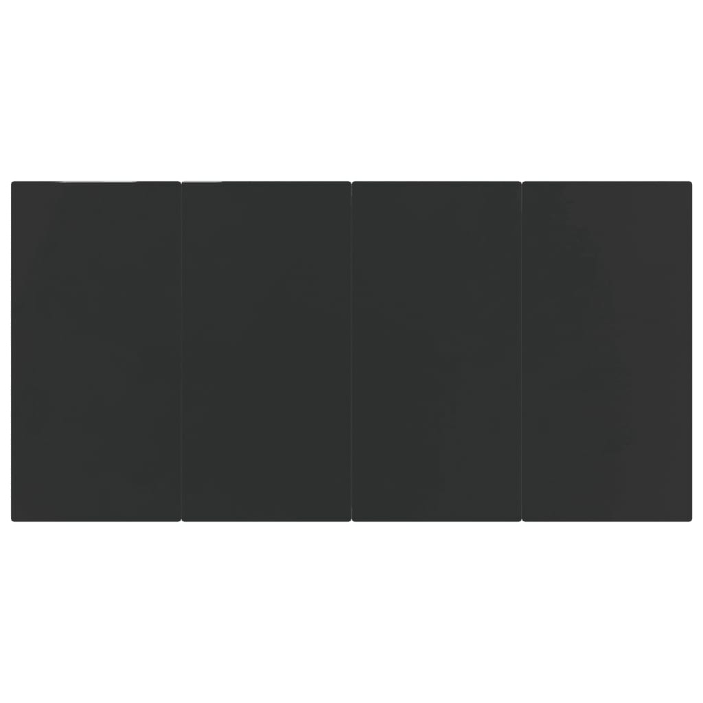 Σετ Τραπεζαρίας Κήπου 5 Τεμαχίων Γκρι από Συνθετικό Ρατάν