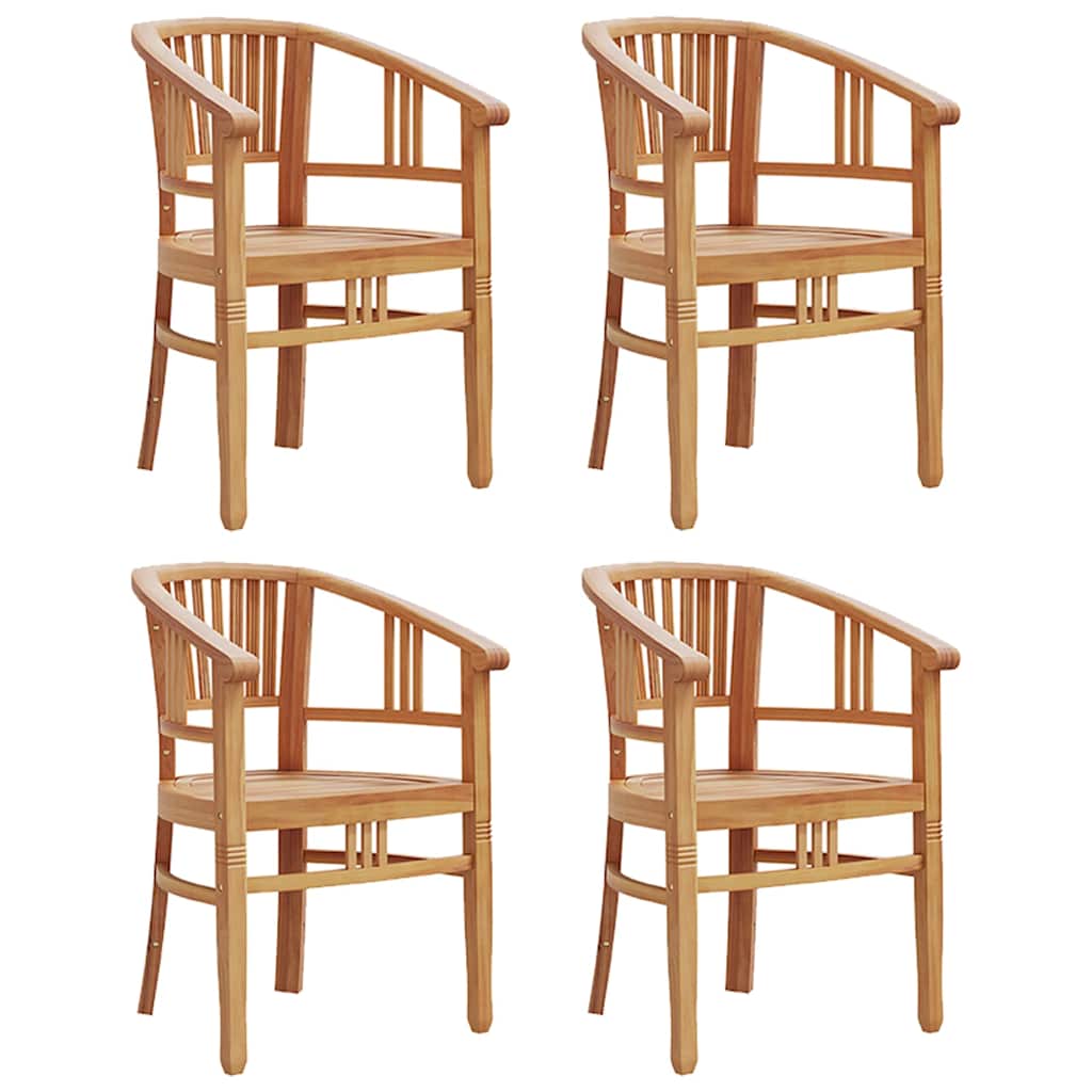 Σετ Τραπεζαρίας Κήπου 5 Τεμαχίων από Μασίφ Ξύλο Teak