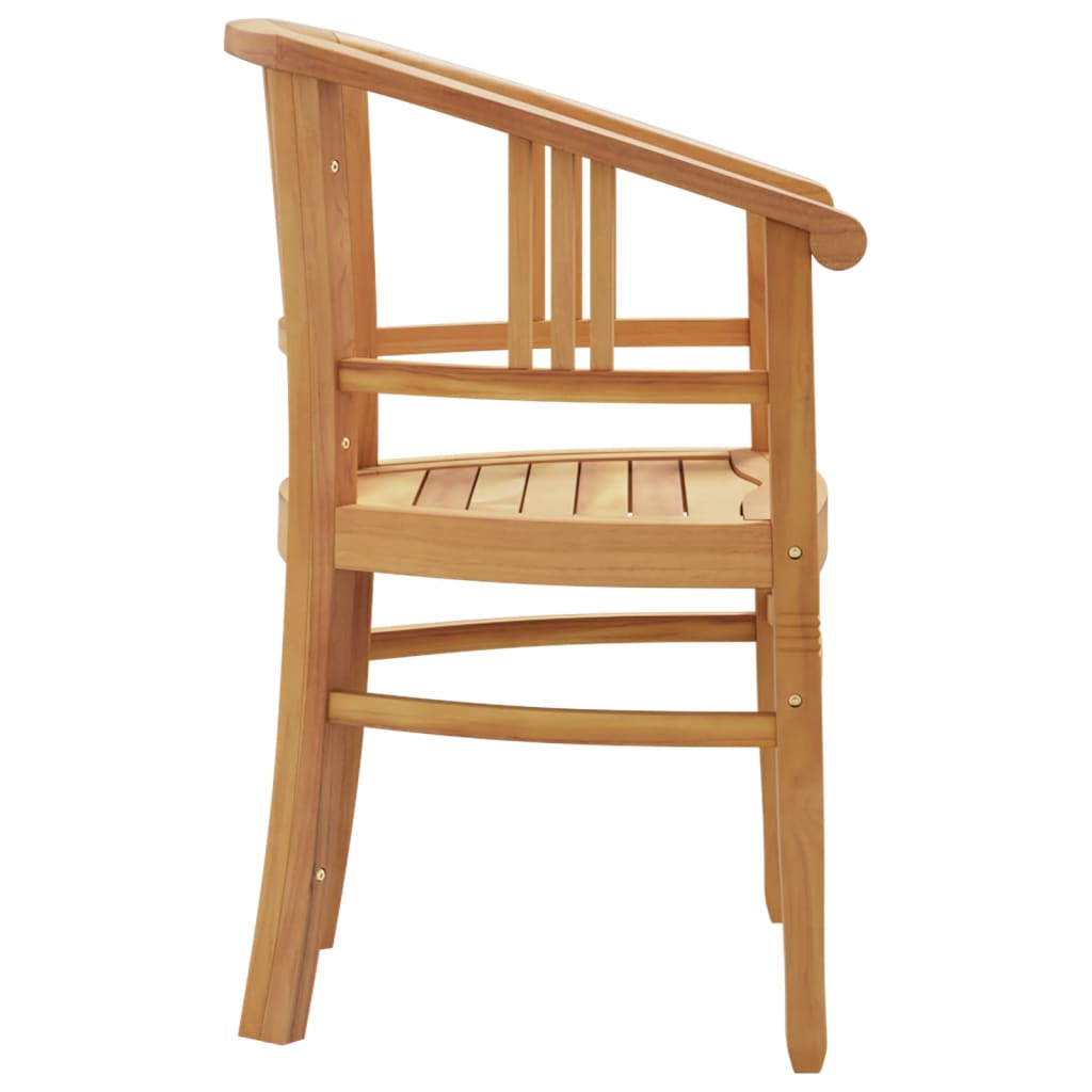 Σετ Τραπεζαρίας Κήπου 5 Τεμαχίων από Μασίφ Ξύλο Teak