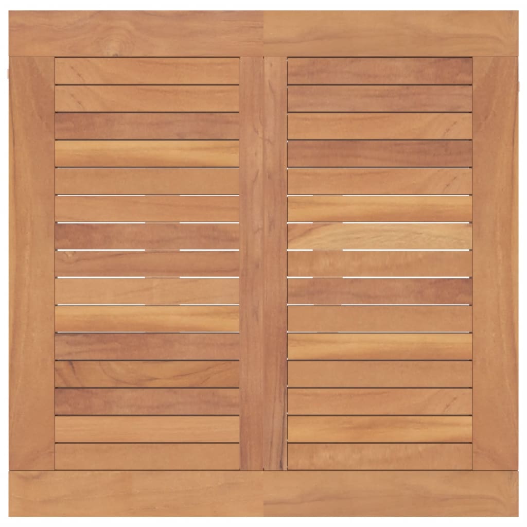 Σετ Τραπεζαρίας Κήπου 3 Τεμαχίων από Μασίφ Ξύλο Teak