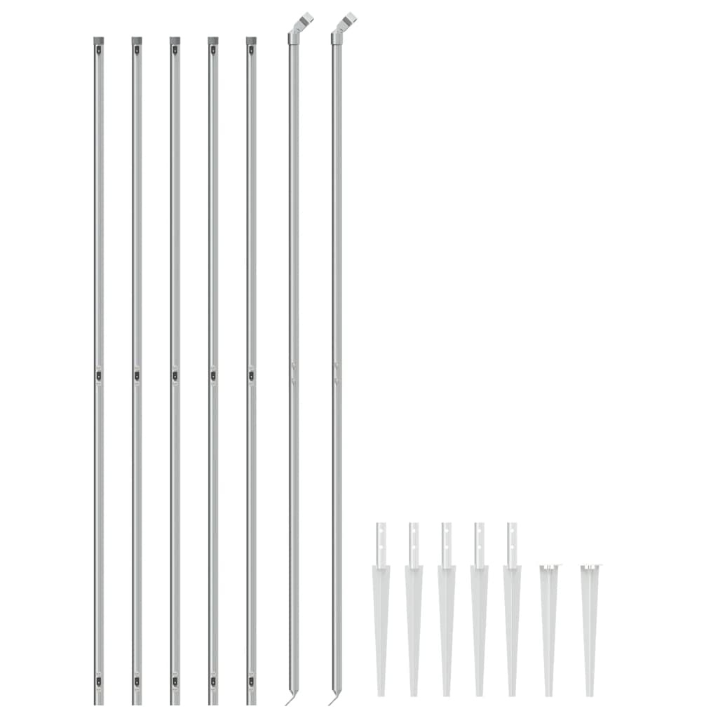 Συρματόπλεγμα Περίφραξης Ασημί 1,6 x 10 μ. με Καρφωτές Βάσεις