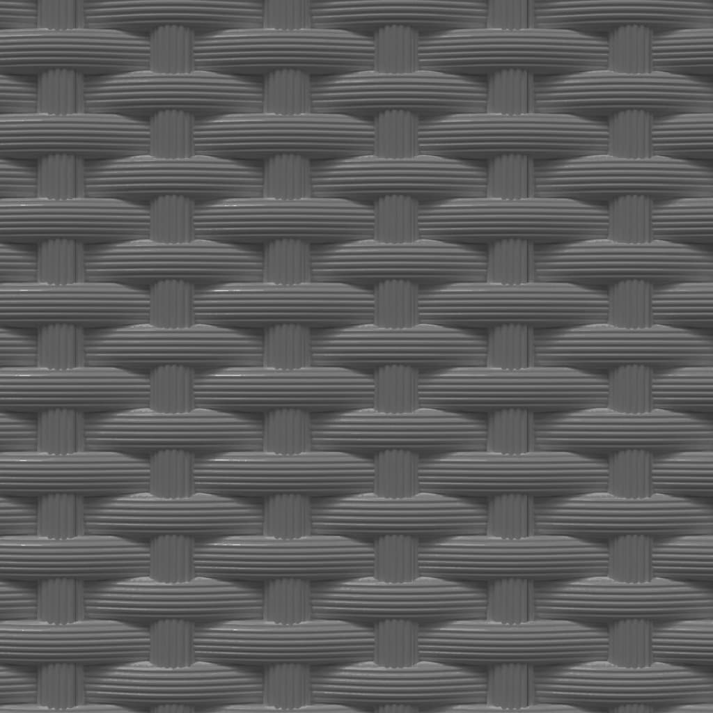 Ζαρντινιέρες 4 τεμ. Μαύρες 30 x 30 x 37 εκ. από Πολυπροπυλένιο