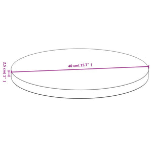 Επιφάνεια Τραπεζιού Ø40x2,5 από Μπαμπού
