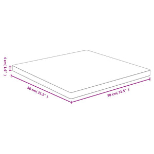 Επιφάνεια Τραπεζιού 80x80x4 από Μπαμπού - Pakobazaar